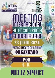 YA ESTAMOS EN EL CALENDARIO EUROPEO Y NACIONAL DE ATLETISMO. TAMBIÉN EN LA WORLD ATHLETIC. ORGANIZAMOS ADEMÁS EL MEETING PUMA GUADALAJARA 2024, EL 23 DE JUNIO.
